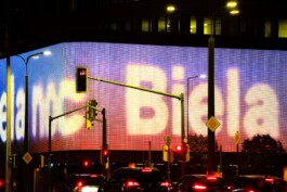 Visal Identity–Biela noc 2024–LED Animation still